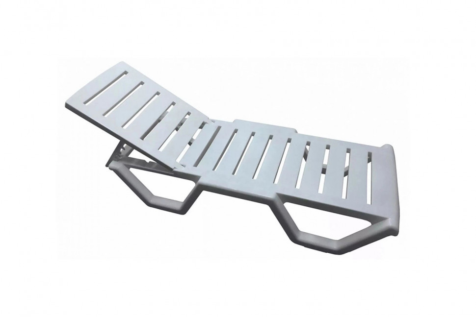 Шезлонг Tweet пластиковый белый