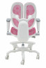 Кресло EXPERT ORTO (спинка DUO, слайдер, подлокотник 3D) каркас светлый, сетка розовый