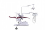 Стоматологическая установка CQ-216 (СО-002М-01) бордо, нижняя подача