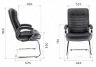 Кресло Everprof Orion CF Кожа Черный (EP-orion cf Leather Black)
